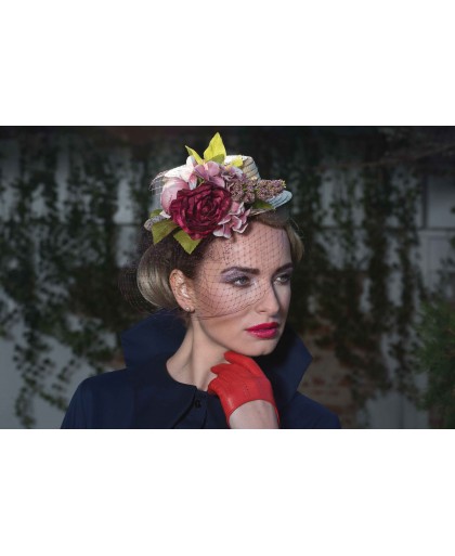 SMALL CANOTIER WITH FLOWER MIX