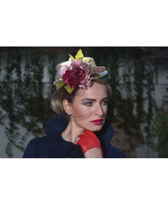 SMALL CANOTIER WITH FLOWER MIX